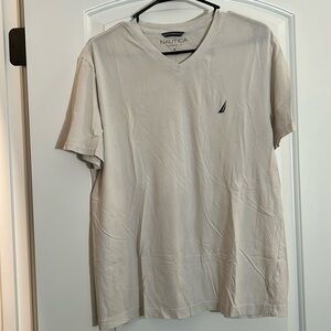 Nautica vneck performance tee medium